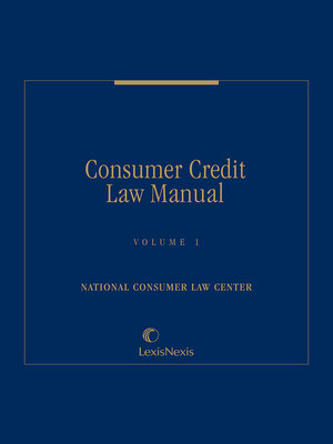 cover image of Consumer Credit Law Manual